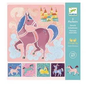 Tekensjablonen paarden