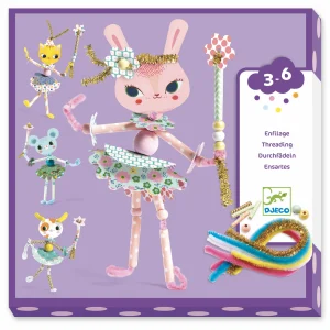 Rijgen met chenilledraad feëen