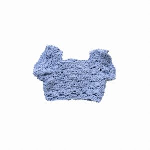 Lace Top Blauw