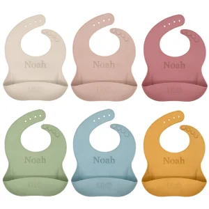 Siliconen Slabbetje met naam